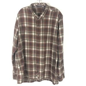 Toad & Co Flannagan plaid flannel cotton shirt men